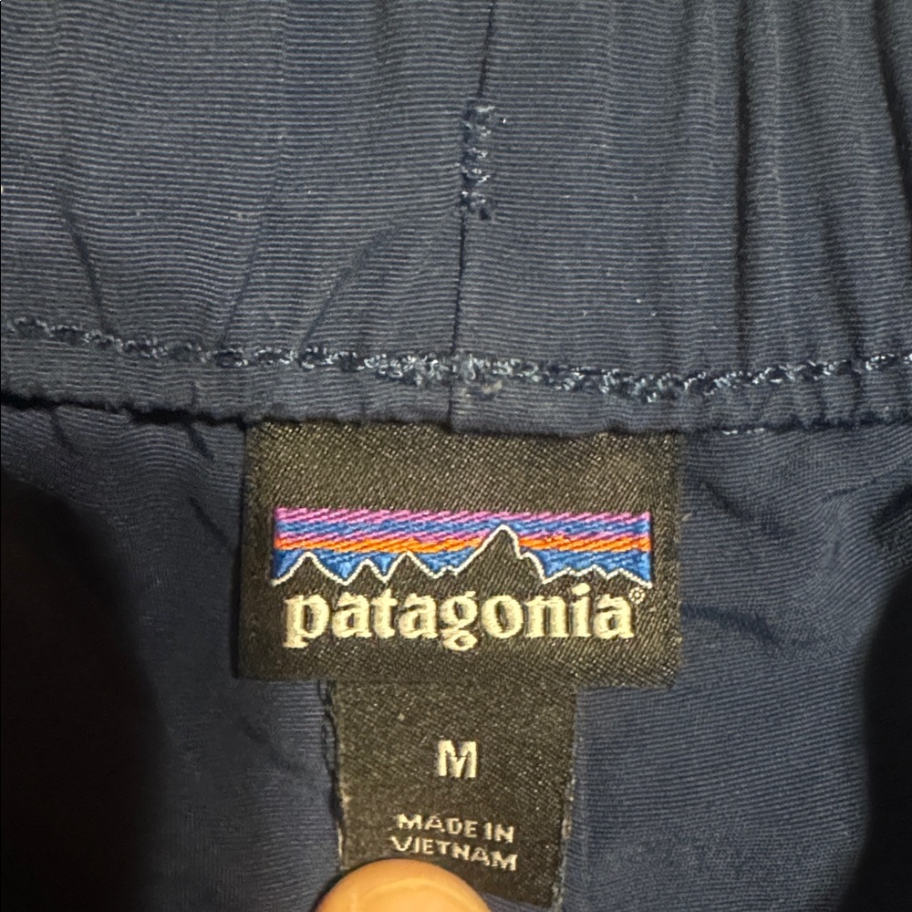 Patagonia Women's Deep Blue Athletic Shorts - Picture 2 of 6